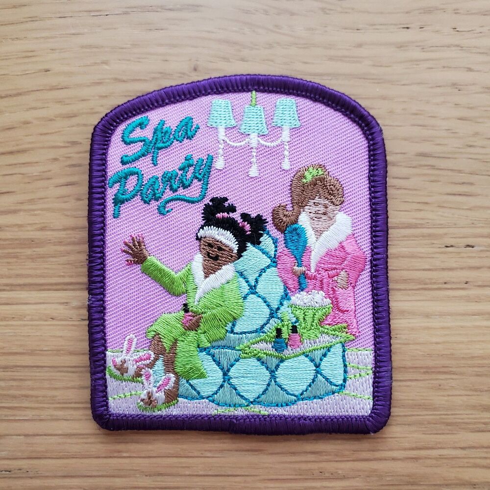 Vintage 90s Girl Scouts Spa Party Patch